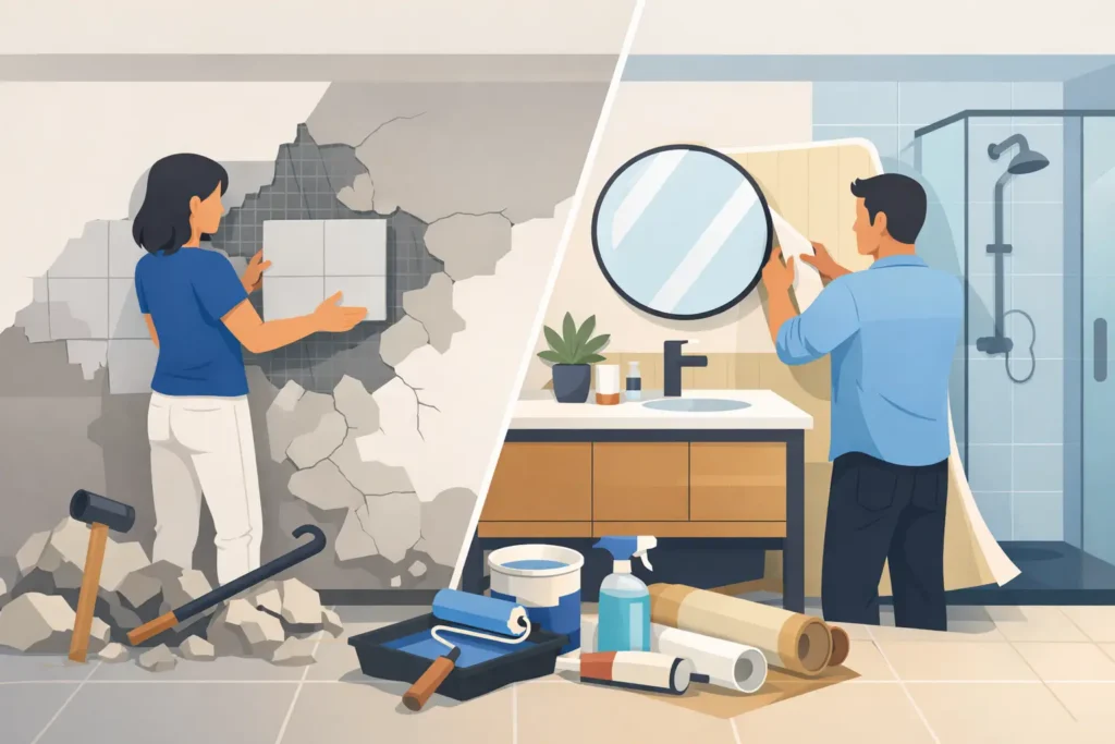 Bathroom Renovation Guide Without Demolition