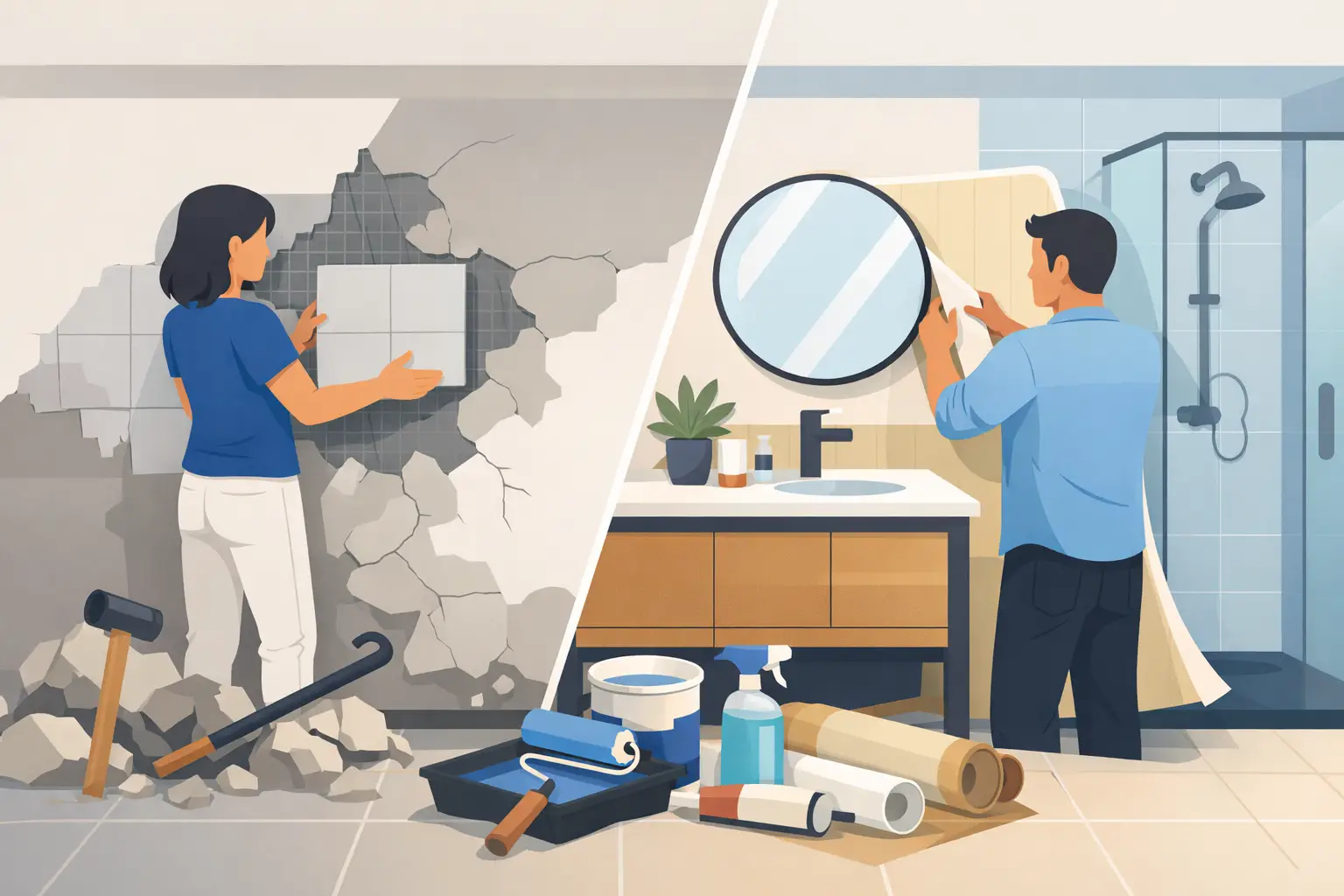 Bathroom Renovation Guide Without Demolition